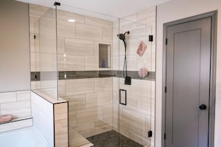 Homefix remodeled bathroom in Colorado Springs with Ceramic Tile flooring