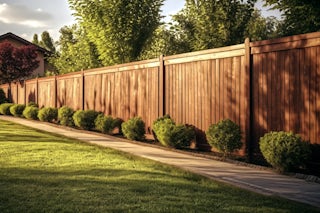 A custom fence installed in a home in Colorado Springs by Homefix