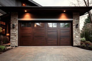A photograph of a newly installed garage in Colorado Springs from Homefix
