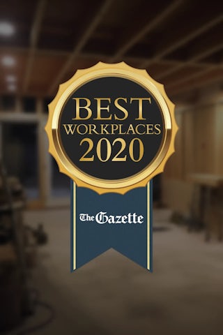 Best Workplaces award for Homefix in Colorado Springs 2020